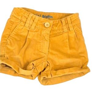 Girl's Mini Bolden Gold Pleated  Shorts Size 3